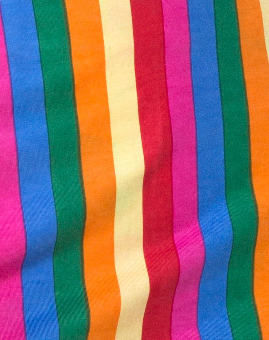 Imagen de Monira Crop Top en Good Times Stripe X Princess Polly