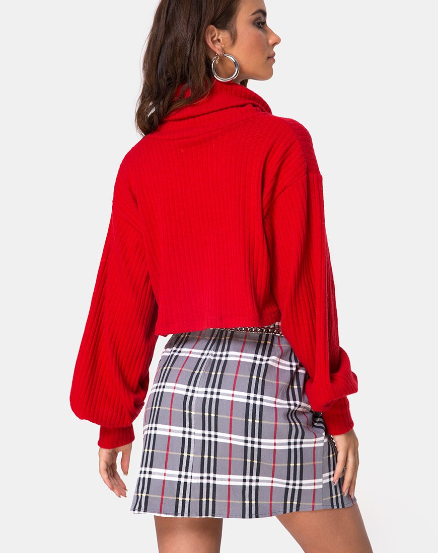Falda Pelmo en cuadros Heritage