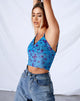 Imagen de Penika Cami Top en Mesh Butterfly Azure
