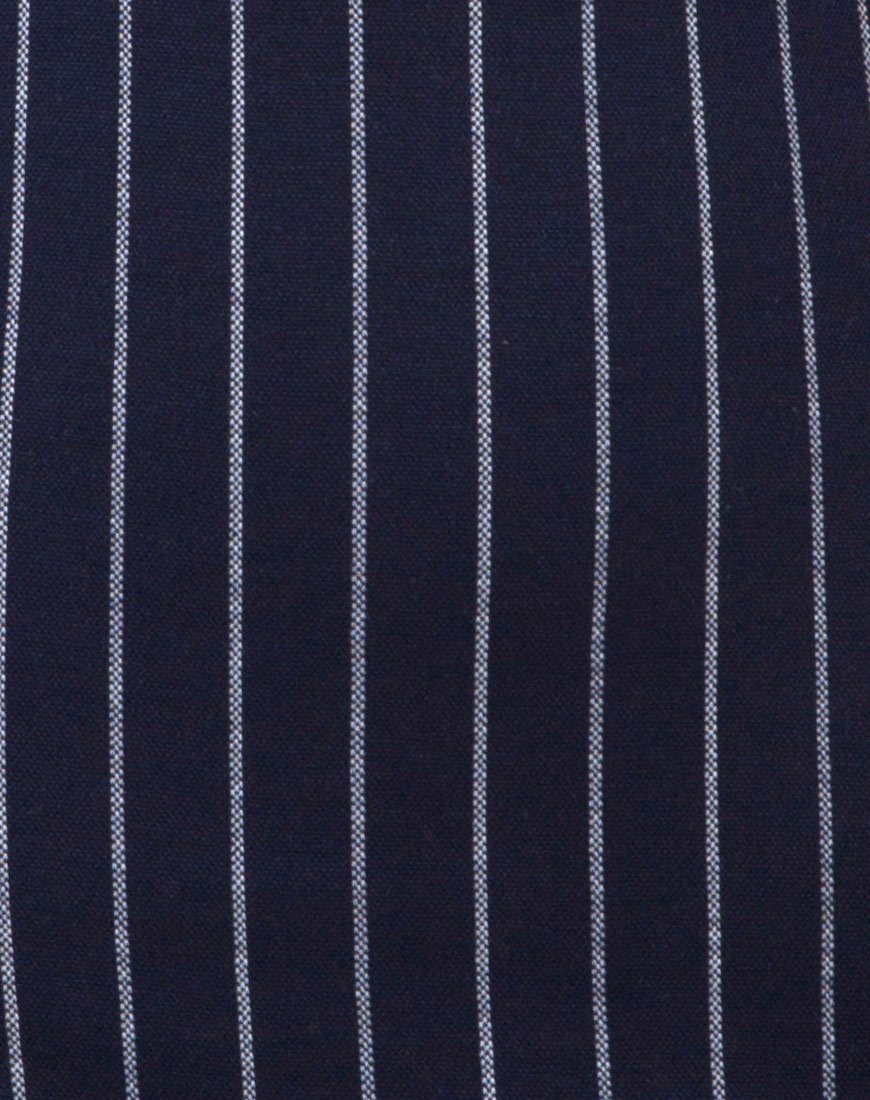 Imagen de Petra Mini Dress in Navy Pinstripe