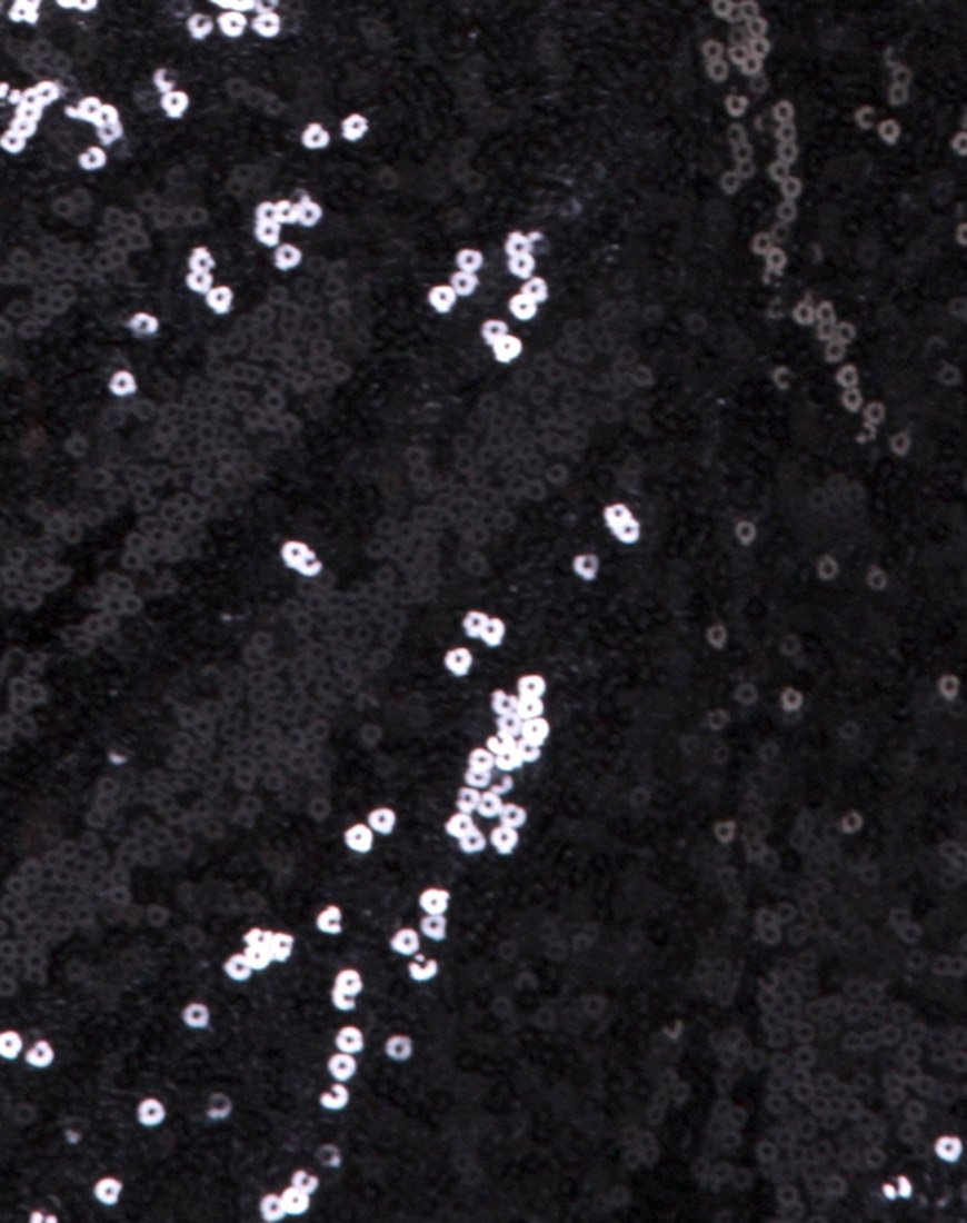 Imagen del pantalón Praga de mini lentejuelas Negro