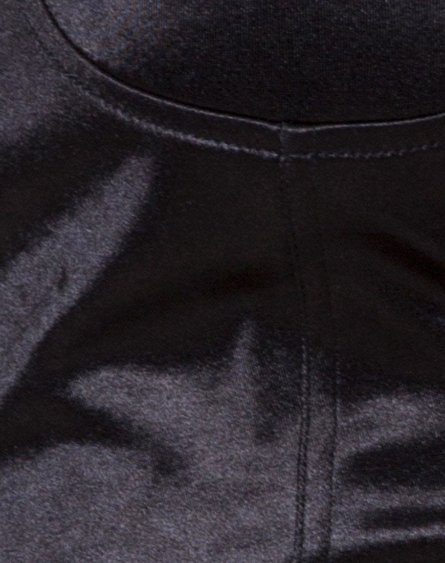 Imagen de Shisui Tube Top en negro satinado