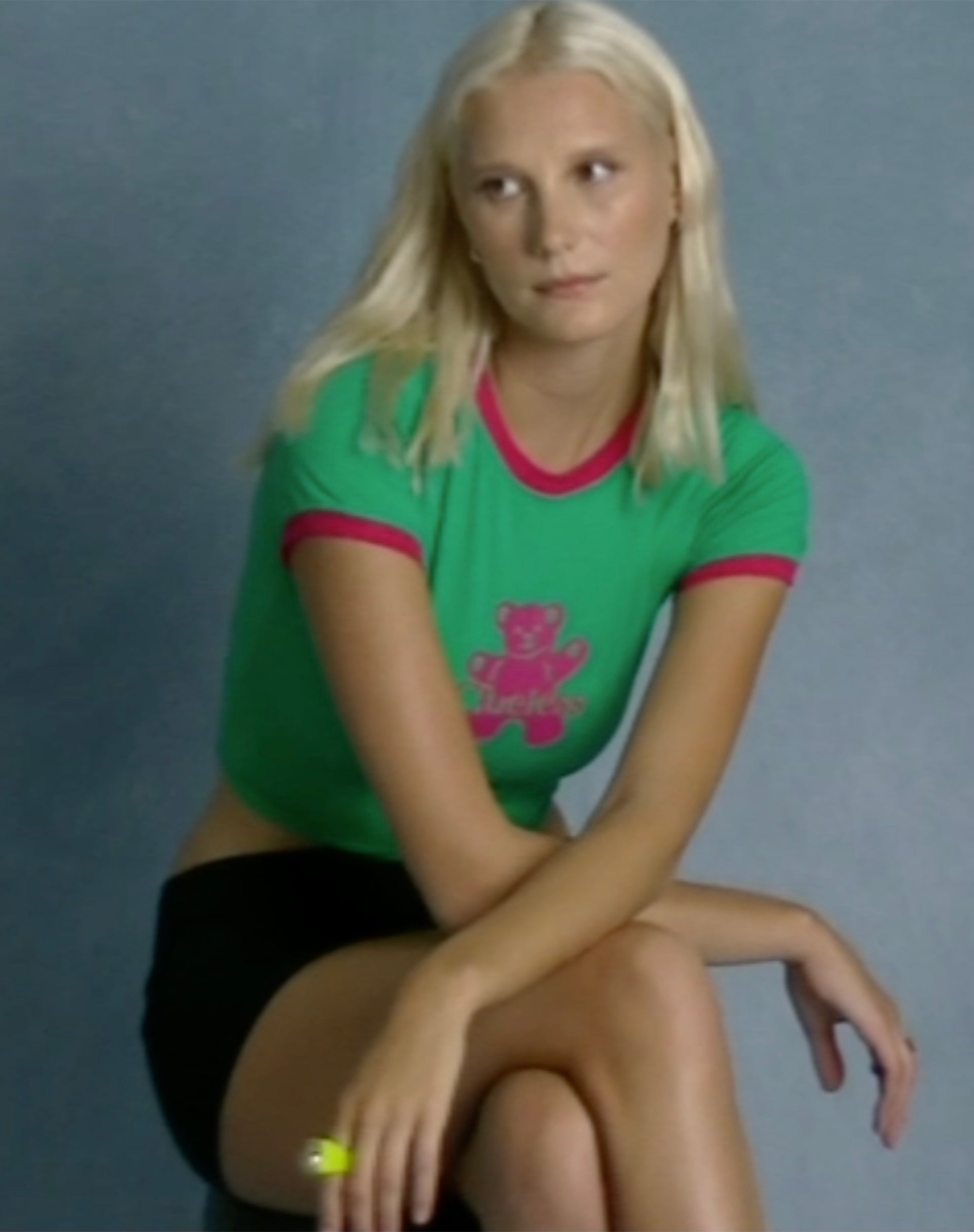imagen de Babe Tee en Fun Green Teddy Cuddle