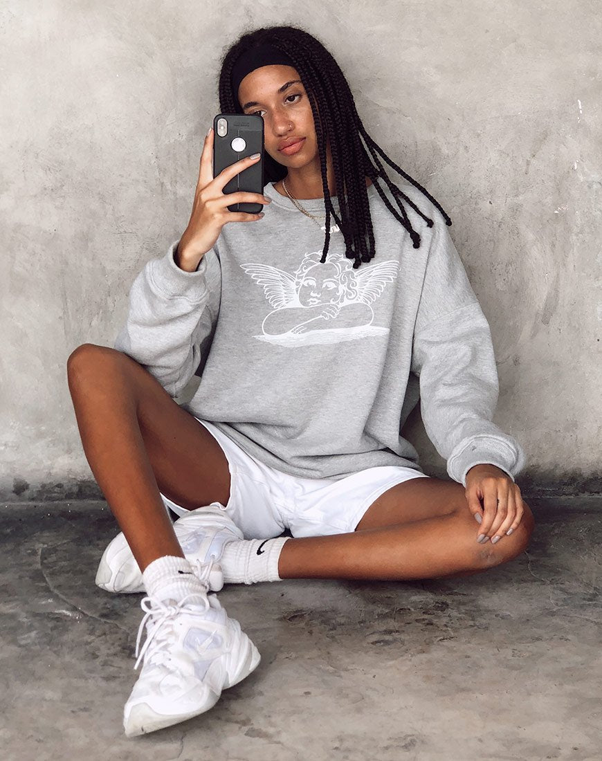 Sudadera Glo en Marga Gris Angelo
