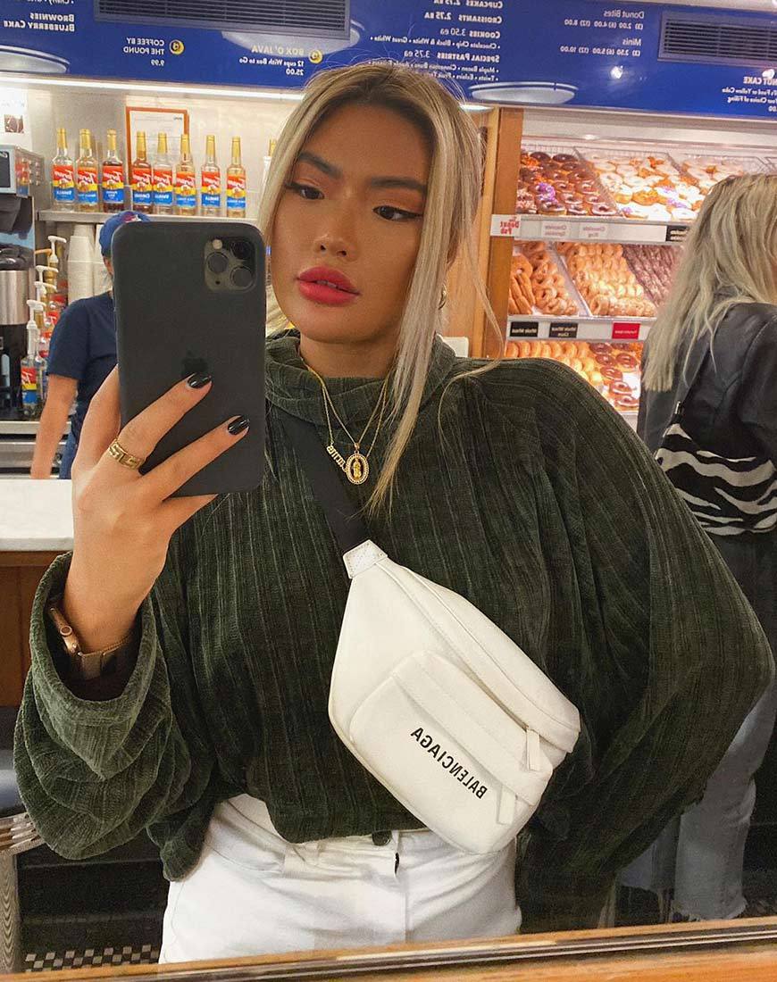 Imagen de Evie Cropped Sweater en chenilla caqui