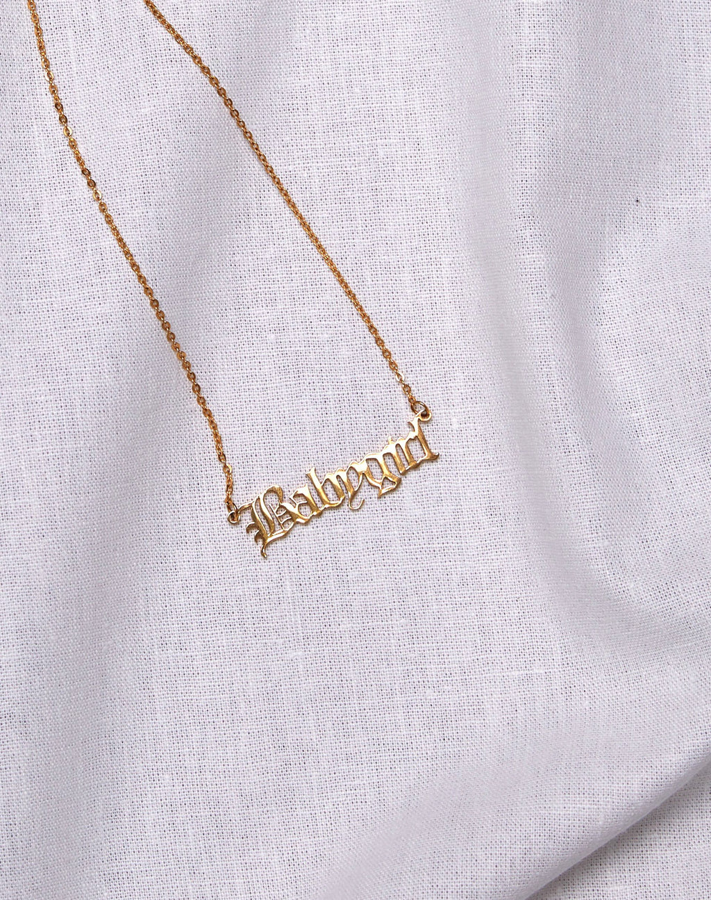 Collar en oro "Baby Girl