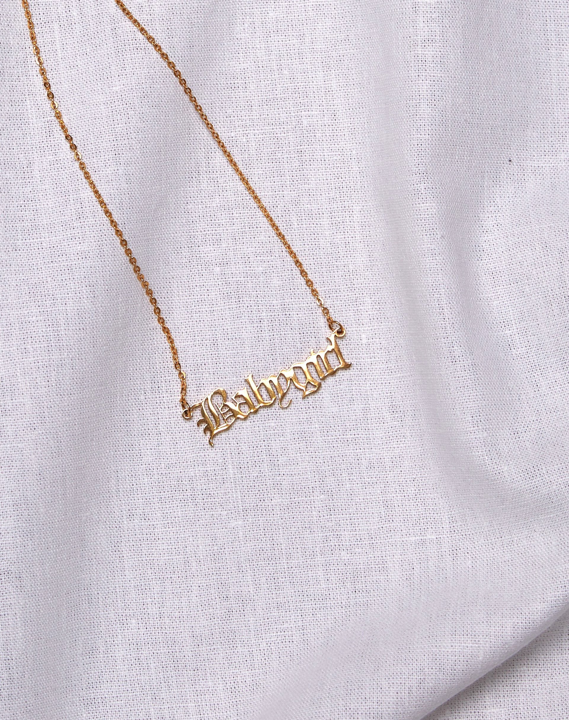 Imagen de Collar en oro "Baby Girl
