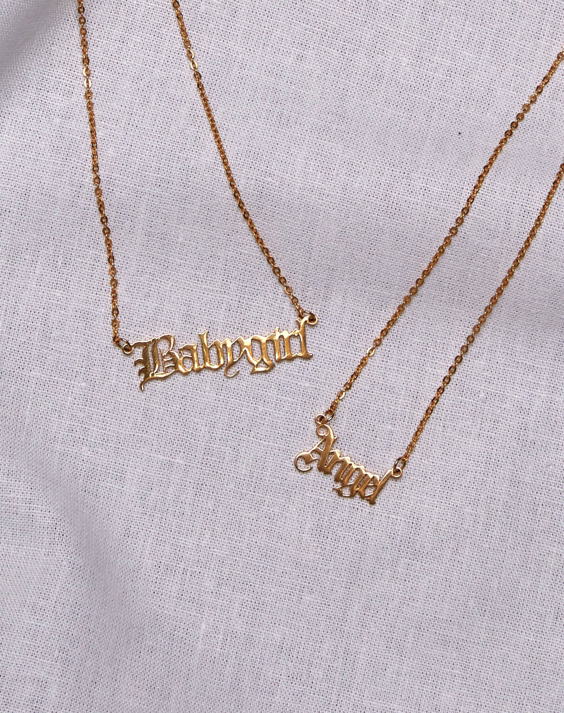 Imagen de Collar en oro "Baby Girl