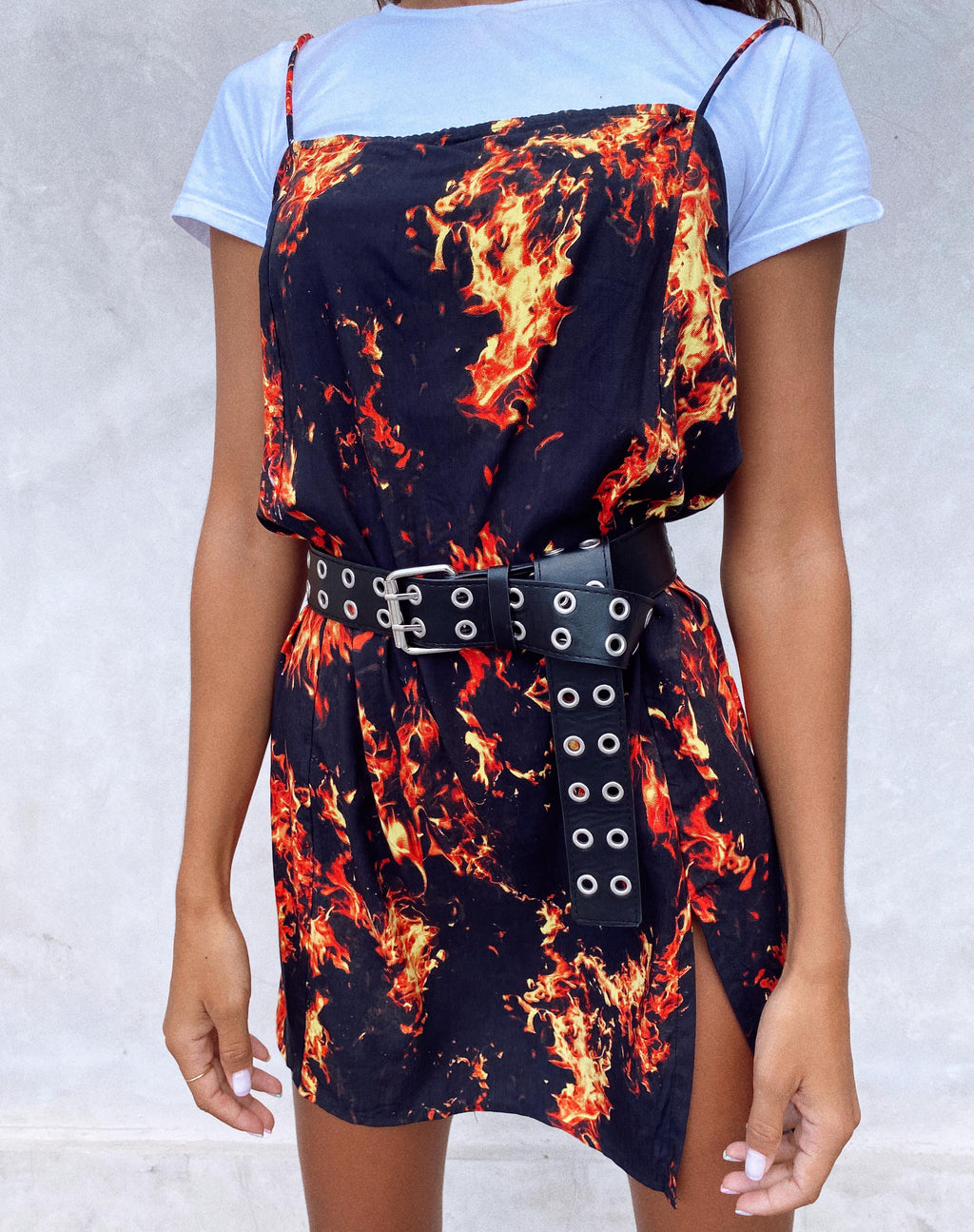 Vestido Datista en color fuego