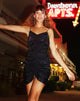 Imagen de Panthus Slip Dress in Navy Satin Rose