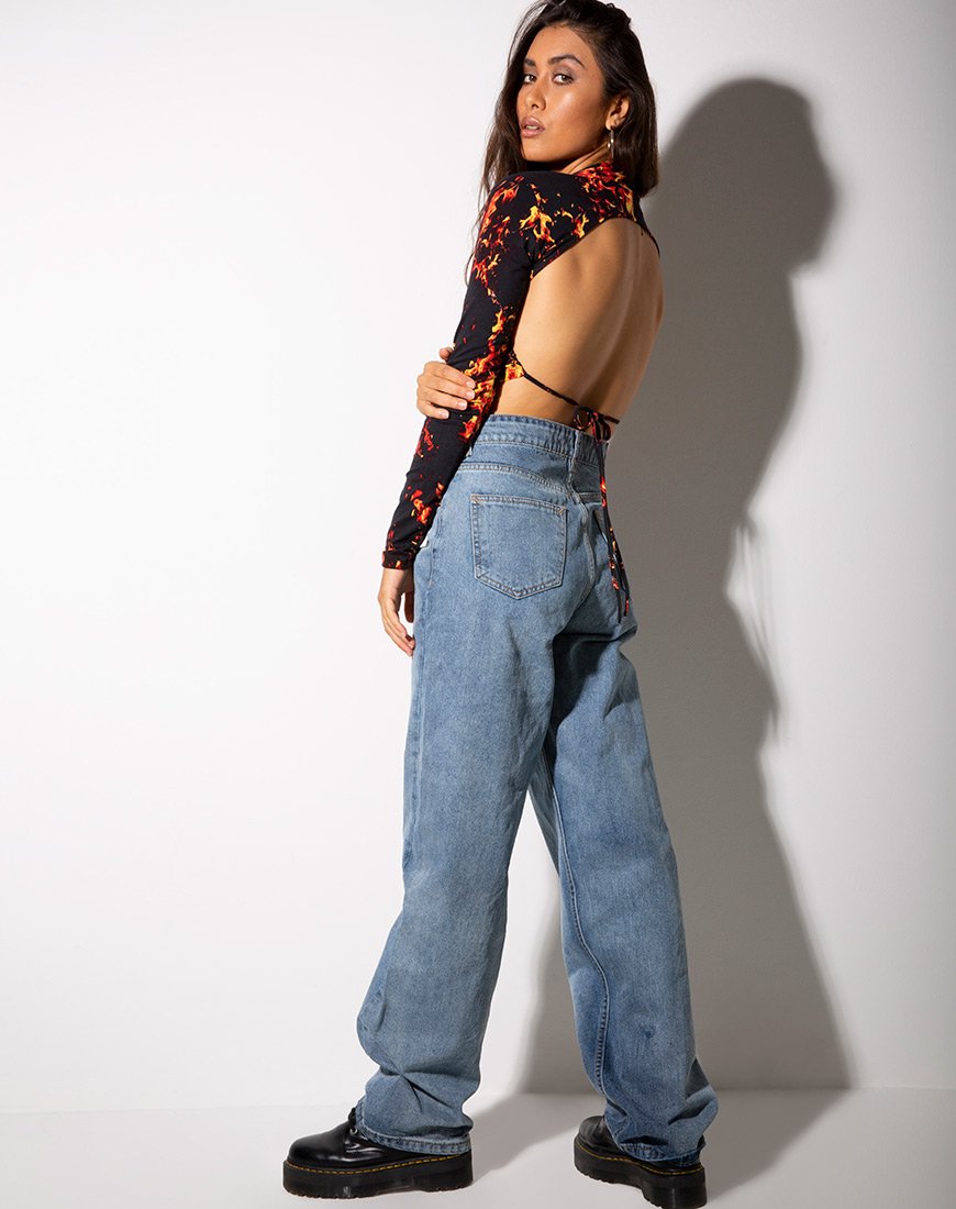 Imagen de Quelia Crop Top en fuego
