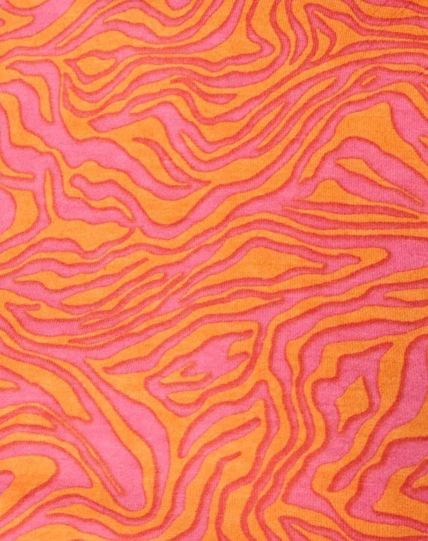 Imagen de Hot Pant en Trippy Waves Mandarina y Rosa