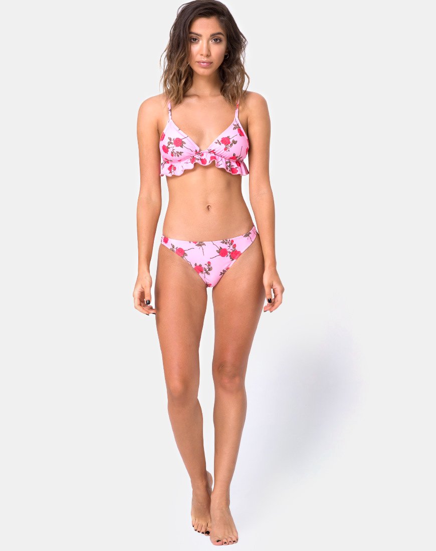Bikini con braguita Quella en rosa caramelo