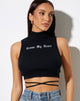 Imagen de Quera Crop Top en Negro Cross My Heart Embro