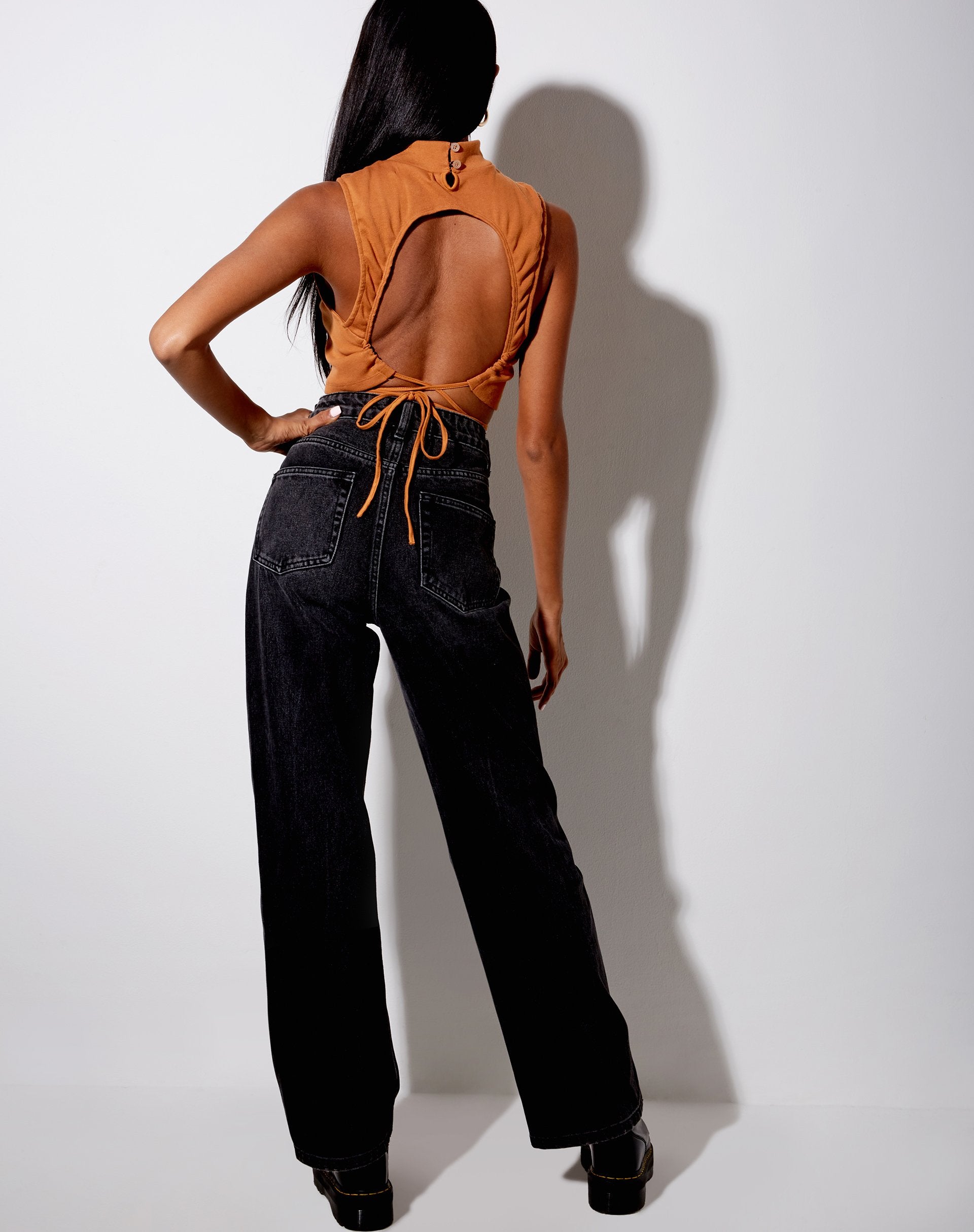 Imagen de Quera Crop Top en Rib Salted Caramel
