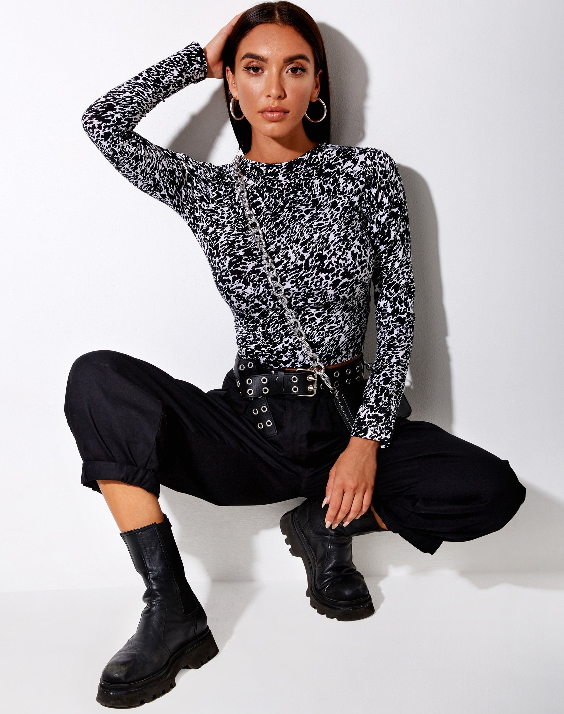 Imagen de Queren Crop Top en Animal Abstracto