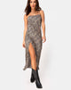 Imagen de Vestido Quinty en Rar Leopardo Marrón