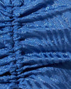 Gorro azul cebra satinado
