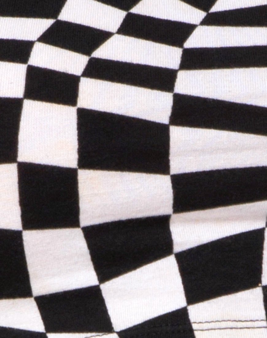 Imagen de Ramo Bandeau en Bandera Cuadrada Blanco y Negro