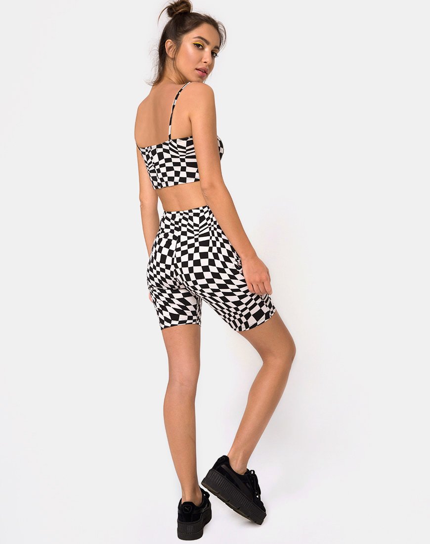 Imagen de Ramo Bandeau en Bandera Cuadrada Blanco y Negro