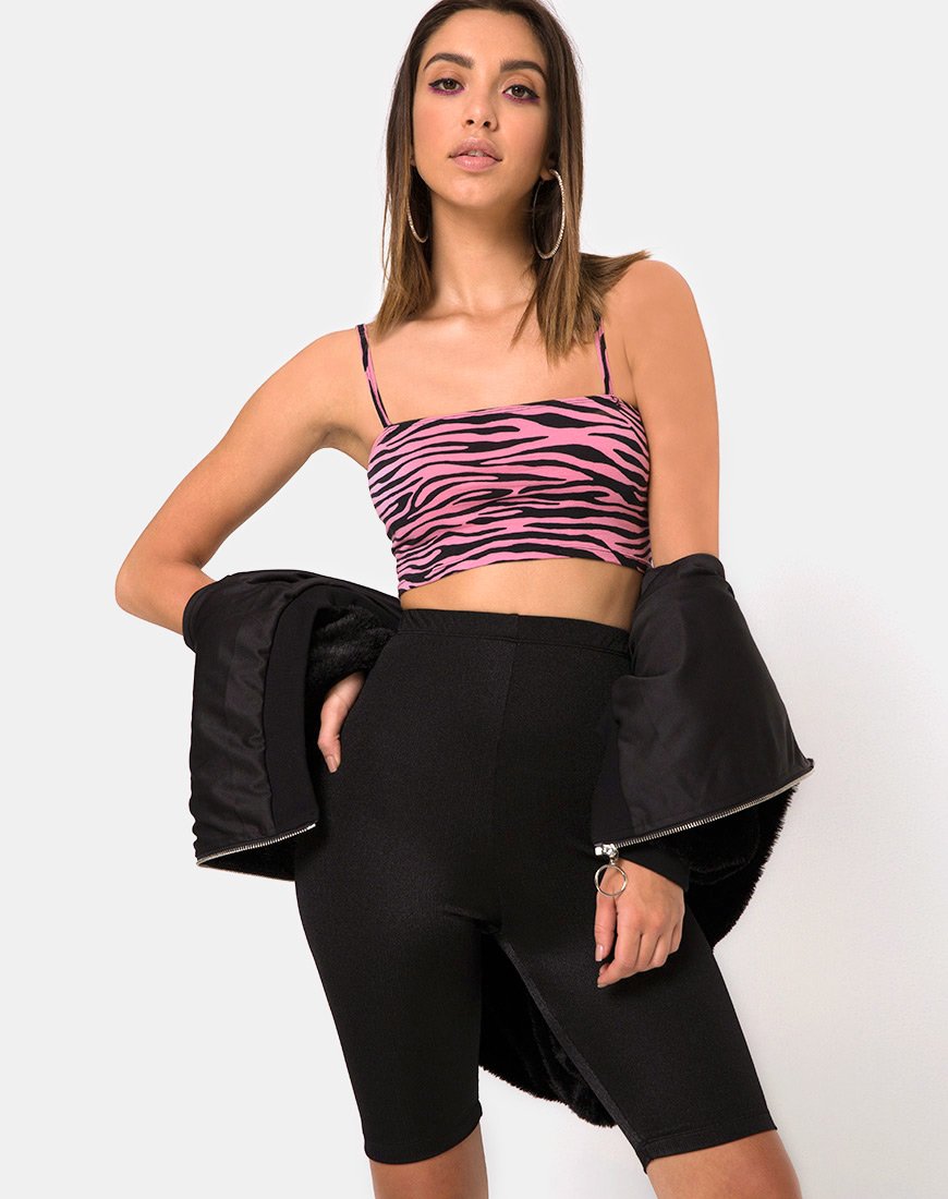 Imagen de Ramo Bandeau con Cremalleras Rosa Cebra