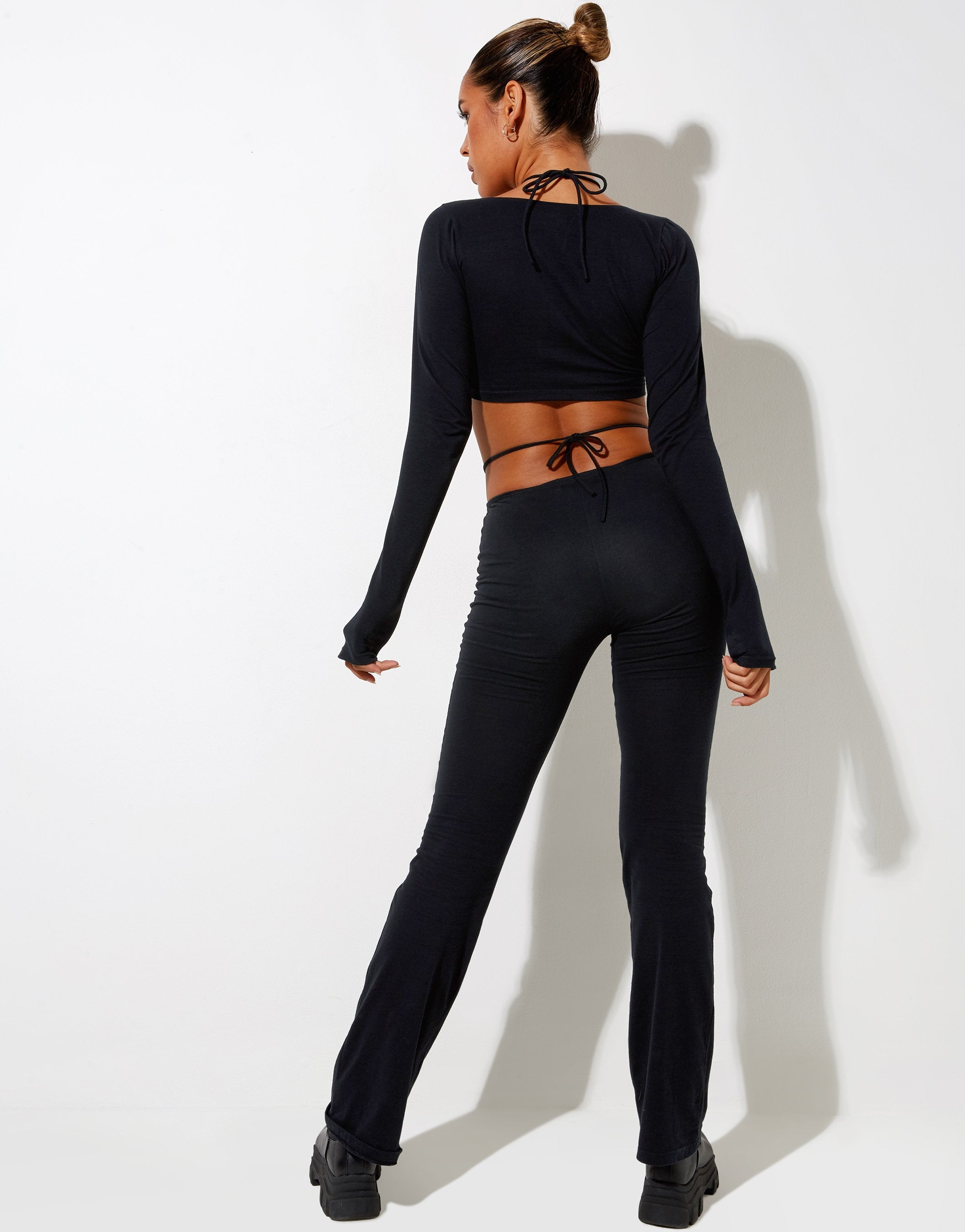 Imagen de Rana Crop Top Negro