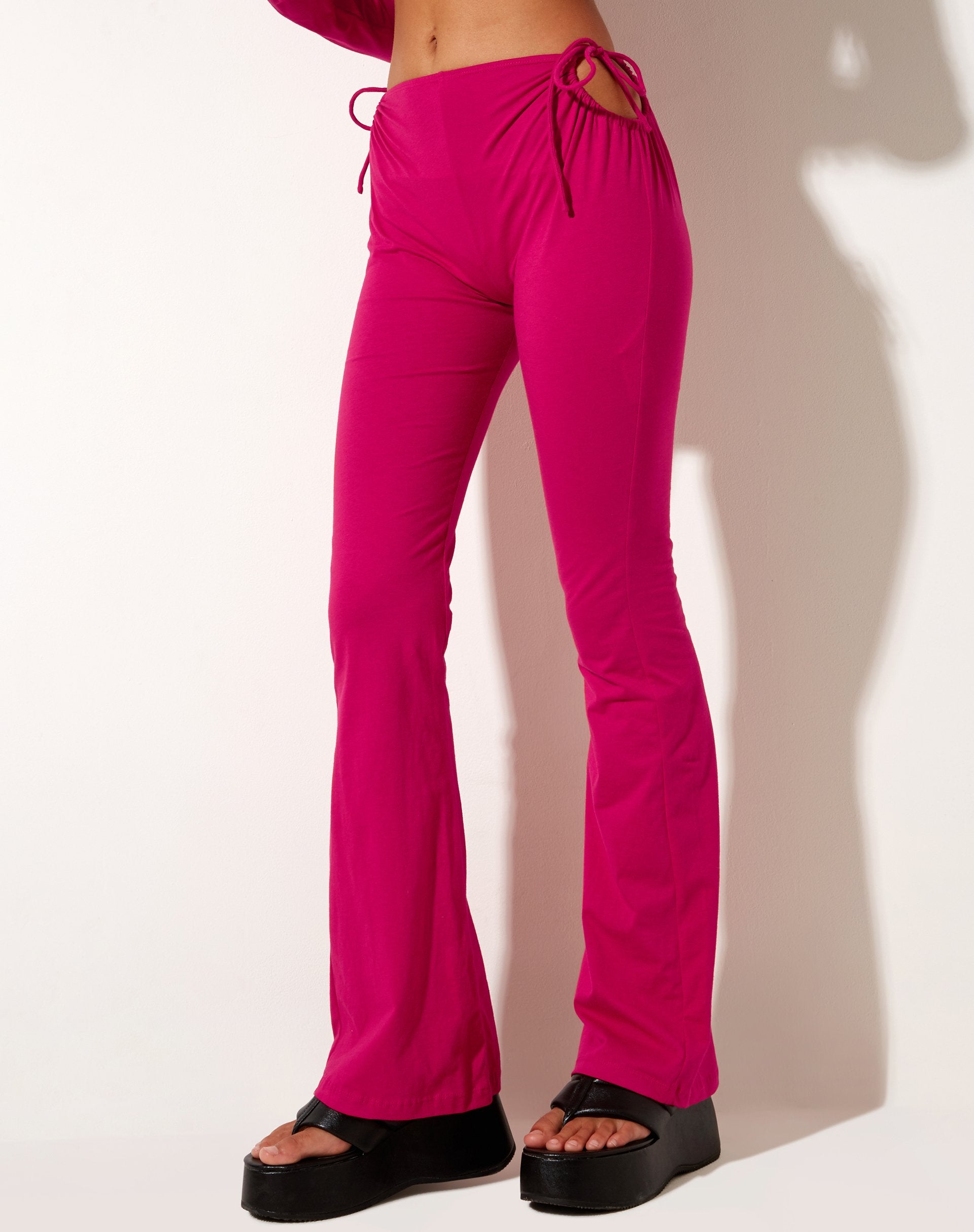 Imagen de Mileri Flared Trouser in Lycra Fandango Pink