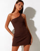 Imagen de Rapa Bodycon Dress in Knit Chocolate