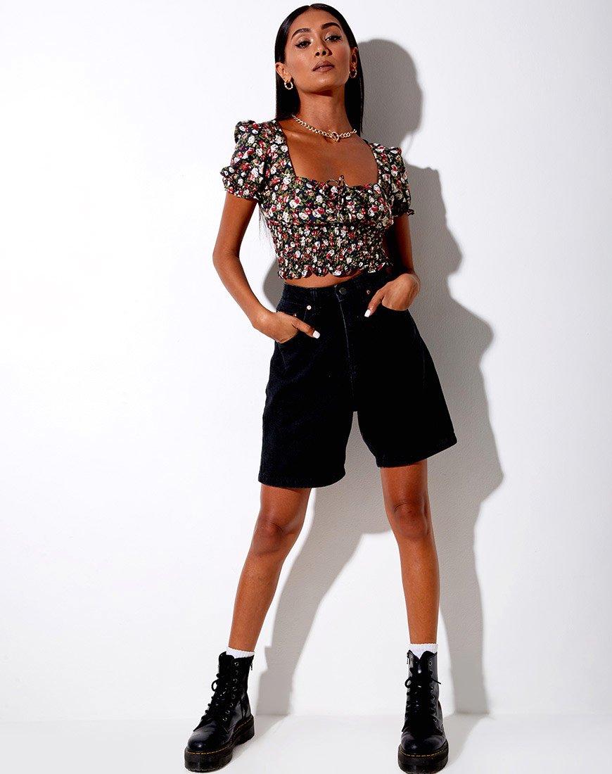 Imagen de Raquel Crop Top en Courtney Floral