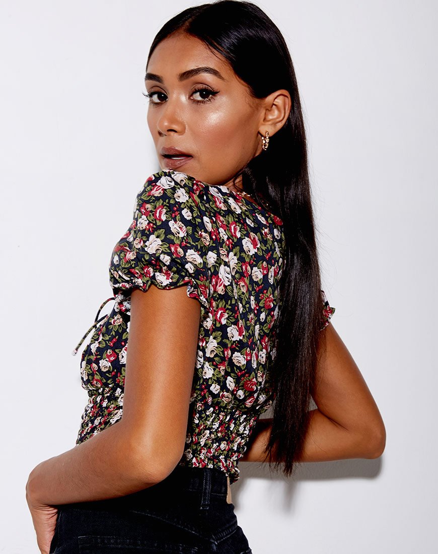 Camiseta Raquel en Courtney Floral