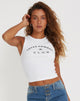 IMAGEN DE Rave Crop Top en blanco Texas Cowboy Club