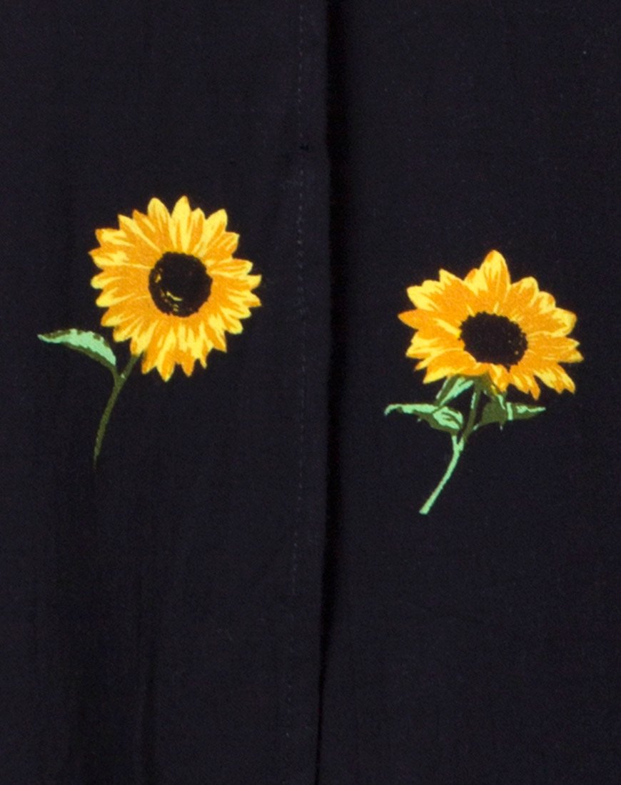 Imagen de Rawa Wrap Dress in Ditsy Sunflower