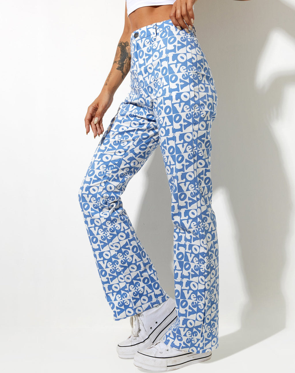Pantalón Zoven en Love Checker Azul