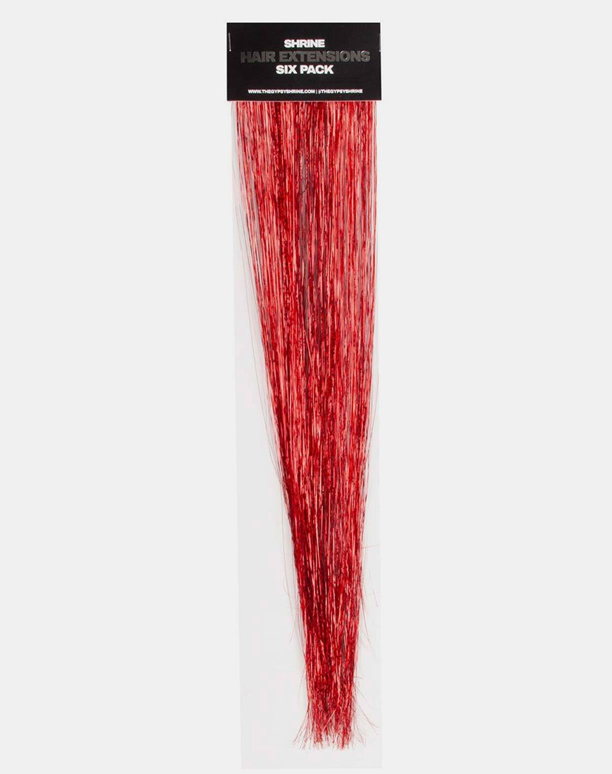 Extensión de pelo Red Tinsel de Shrine