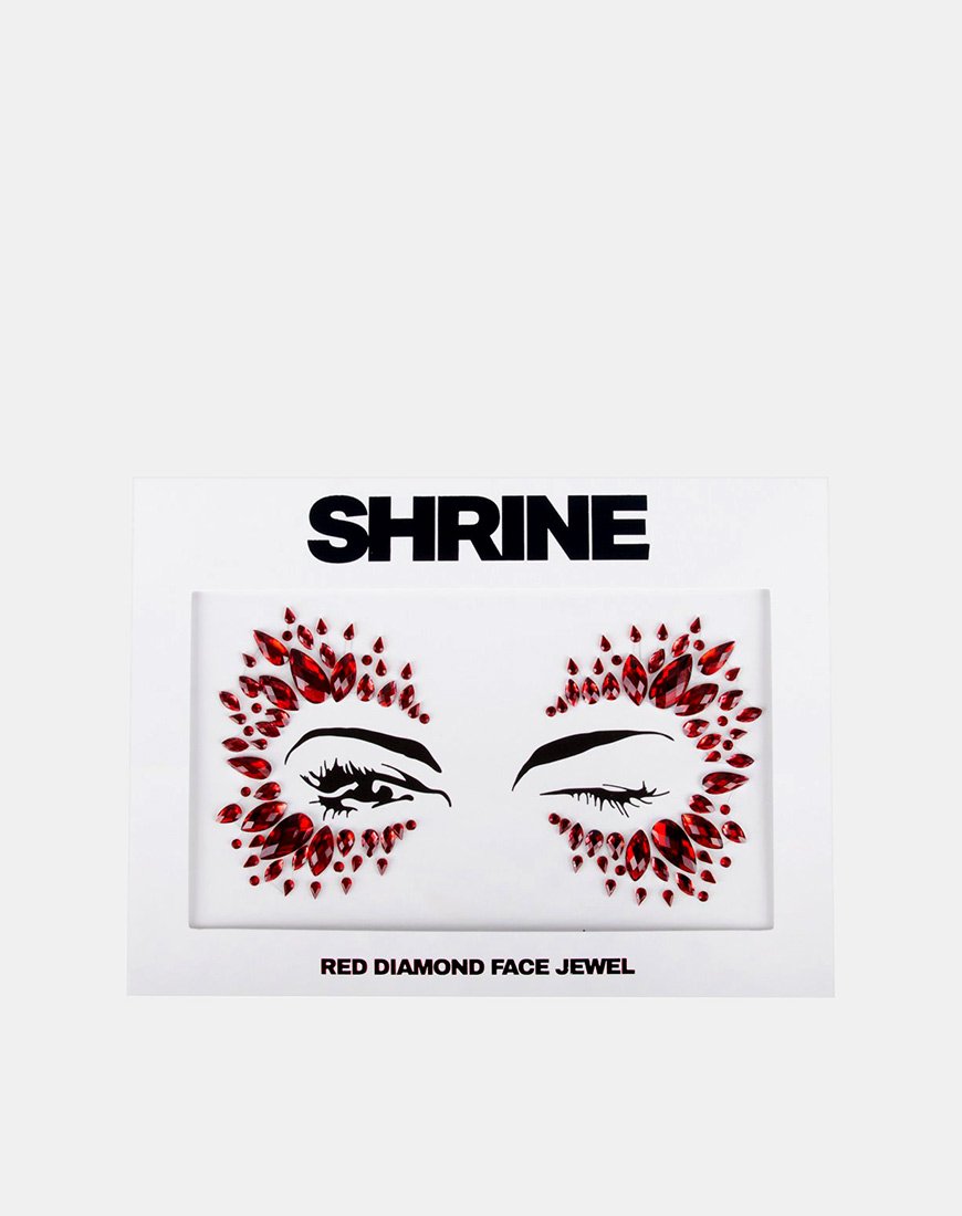 Joya cara de diamante rojo de Gypsy Shrine