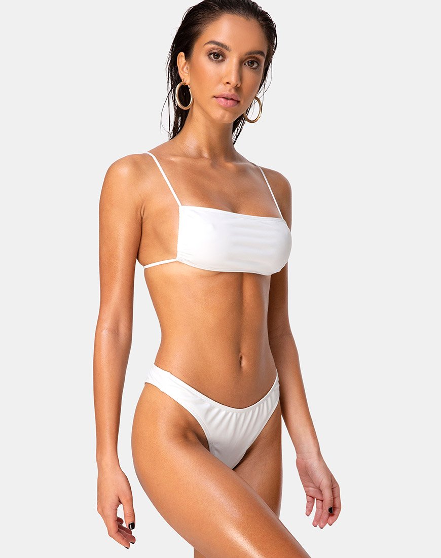 Bikini con braguita Farleigh en marfil
