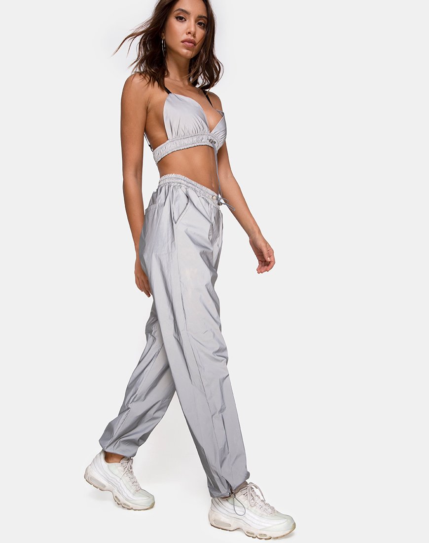 Imagen de Beval Jogger Pants in Reflective Silver