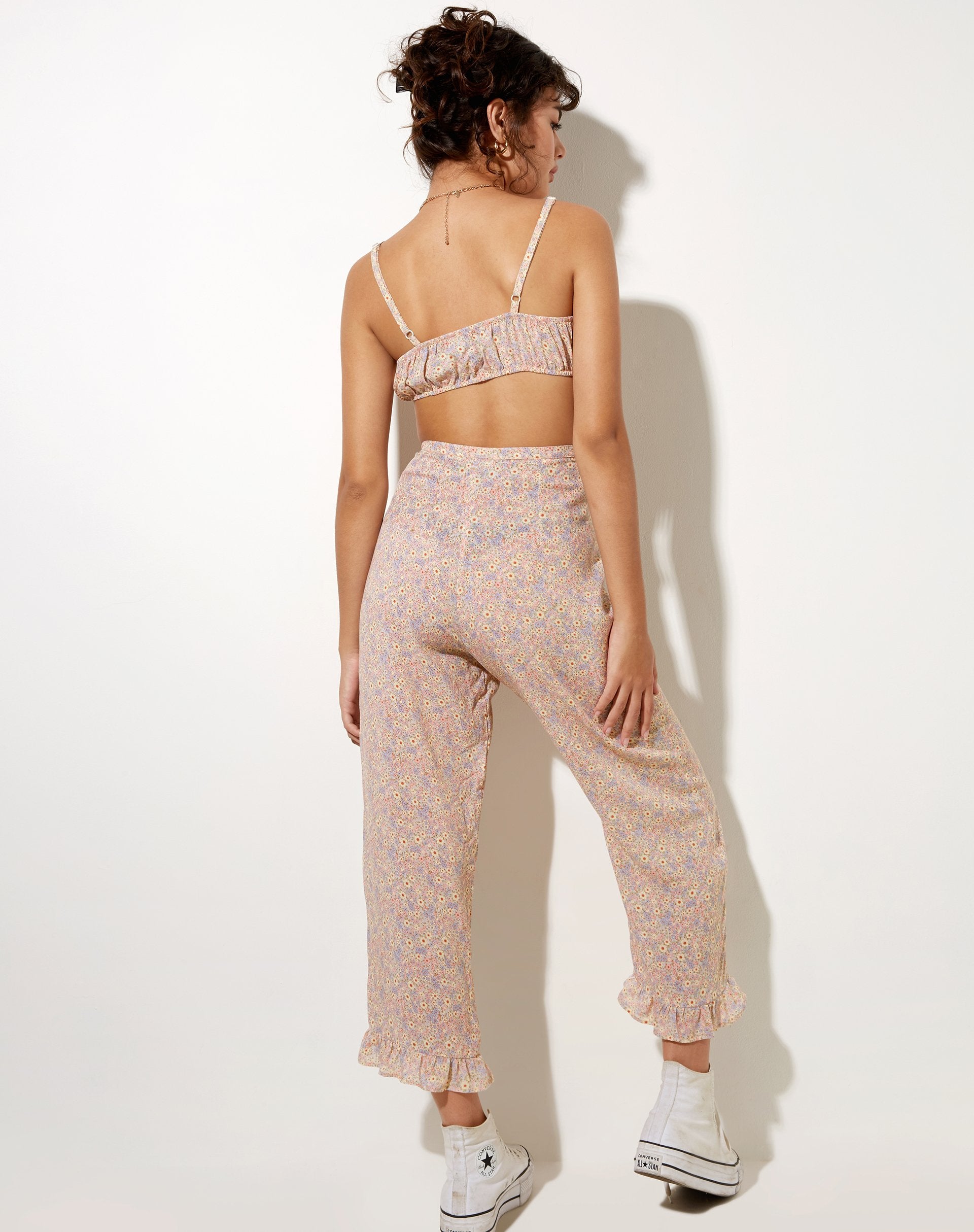 Imagen de Bianca Culotte Trouser in 70s Prairie Girl Floral