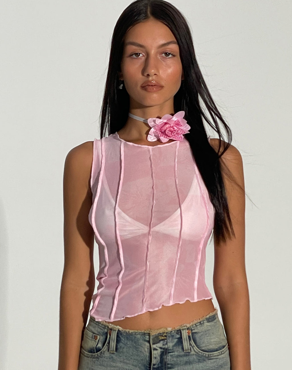 Top Rembita en rosa orquídea difuminado