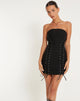 imagen de Alisa Mini Dress in Tailoring Black
