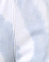 Tinte de corbata en espiral azul y blanco