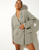 Imagen de Meva Blazer Dress in Green Beige