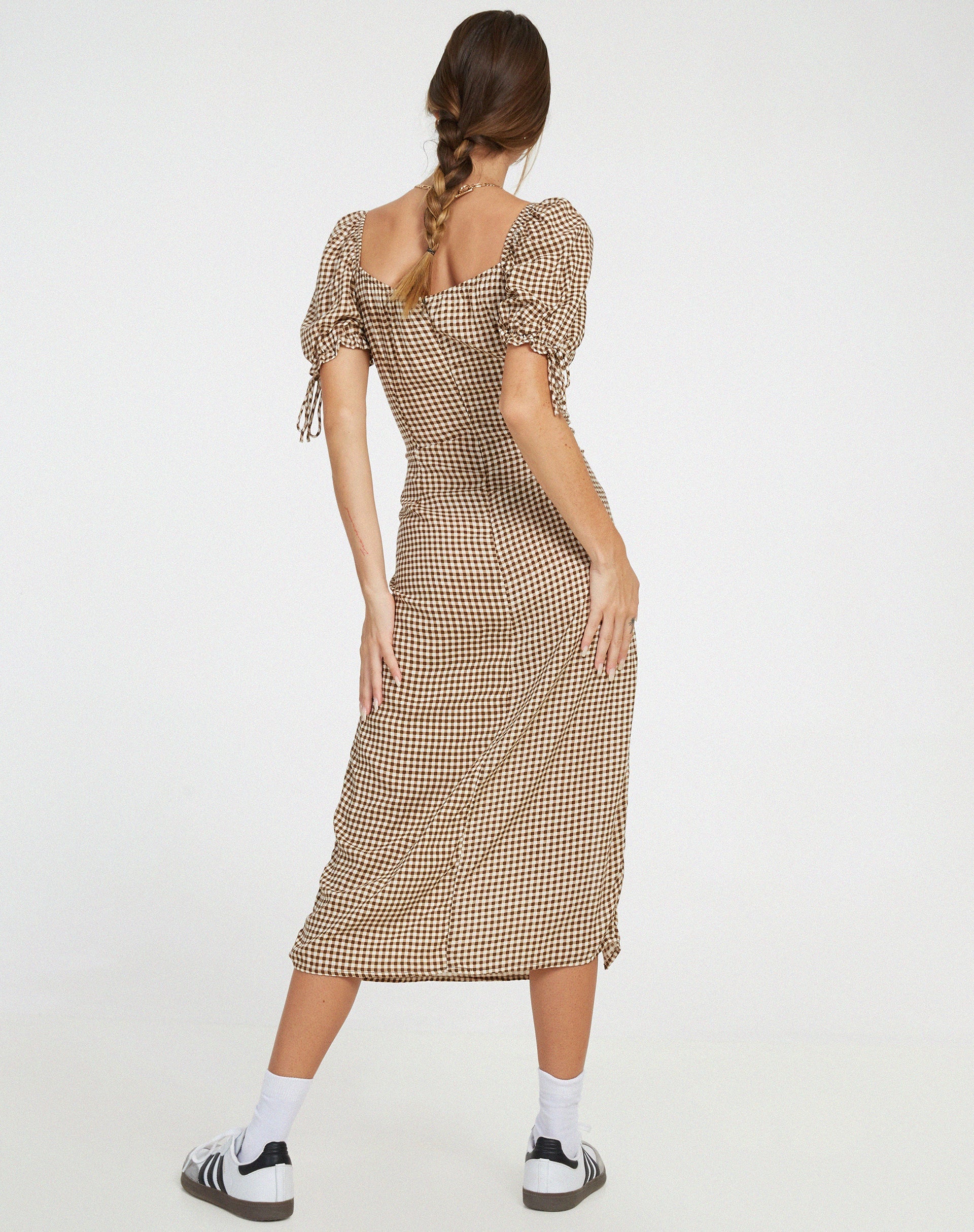 Imagen de Cello Vestido Midi en Mini Gingham