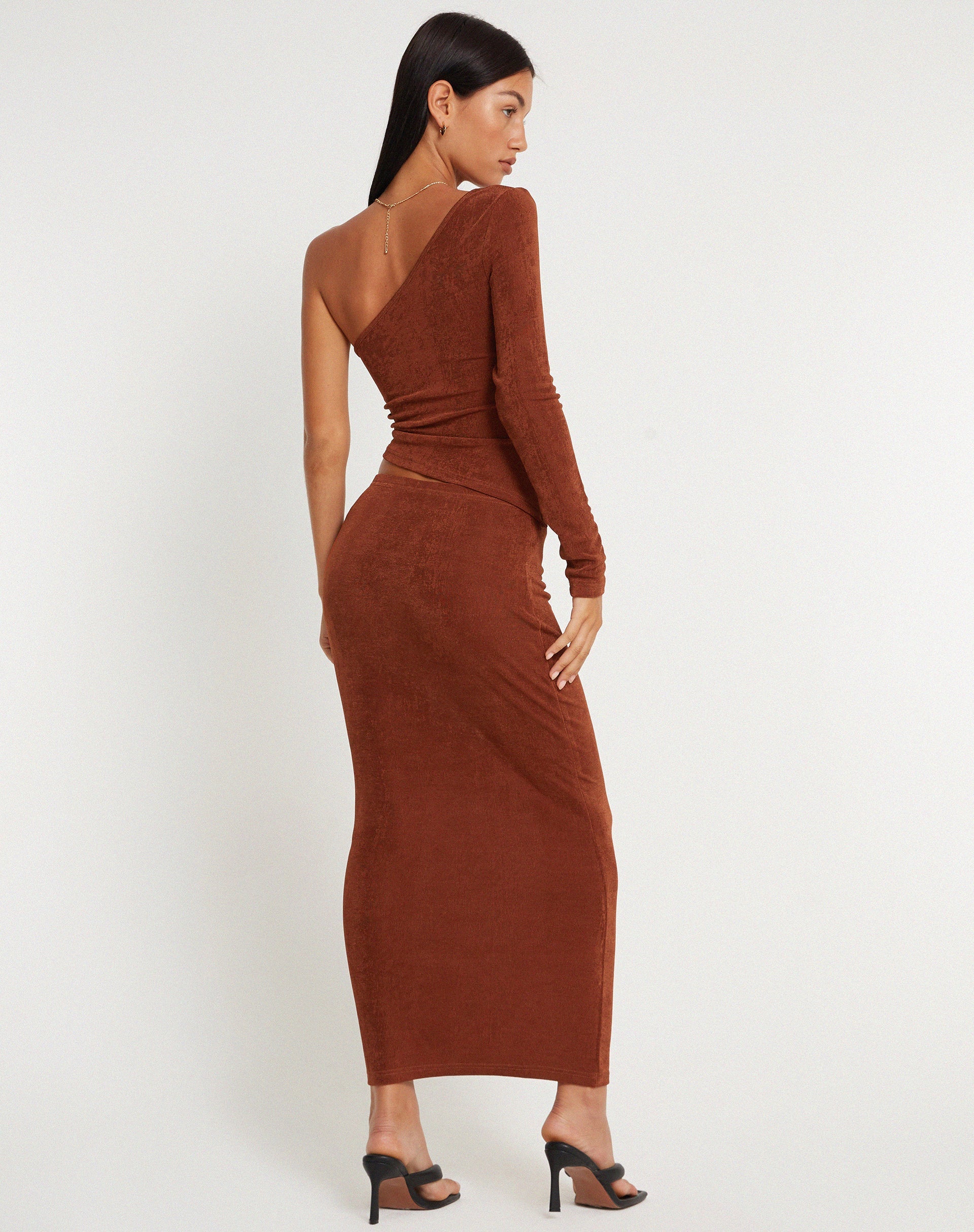 imagen de Tulus Maxi Skirt en Coffee Bean