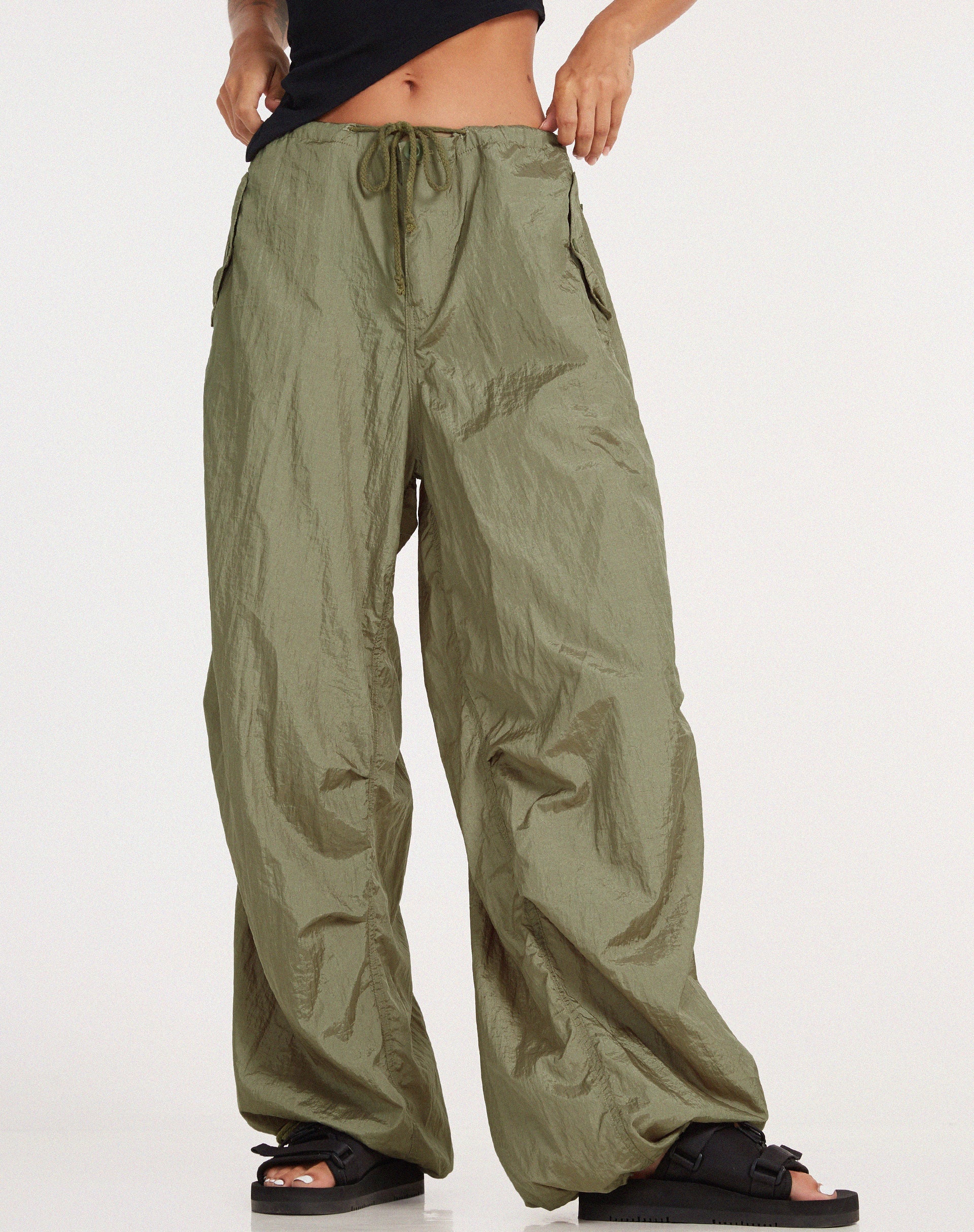 imagen de Chute Trouser en Parachute Silver Green