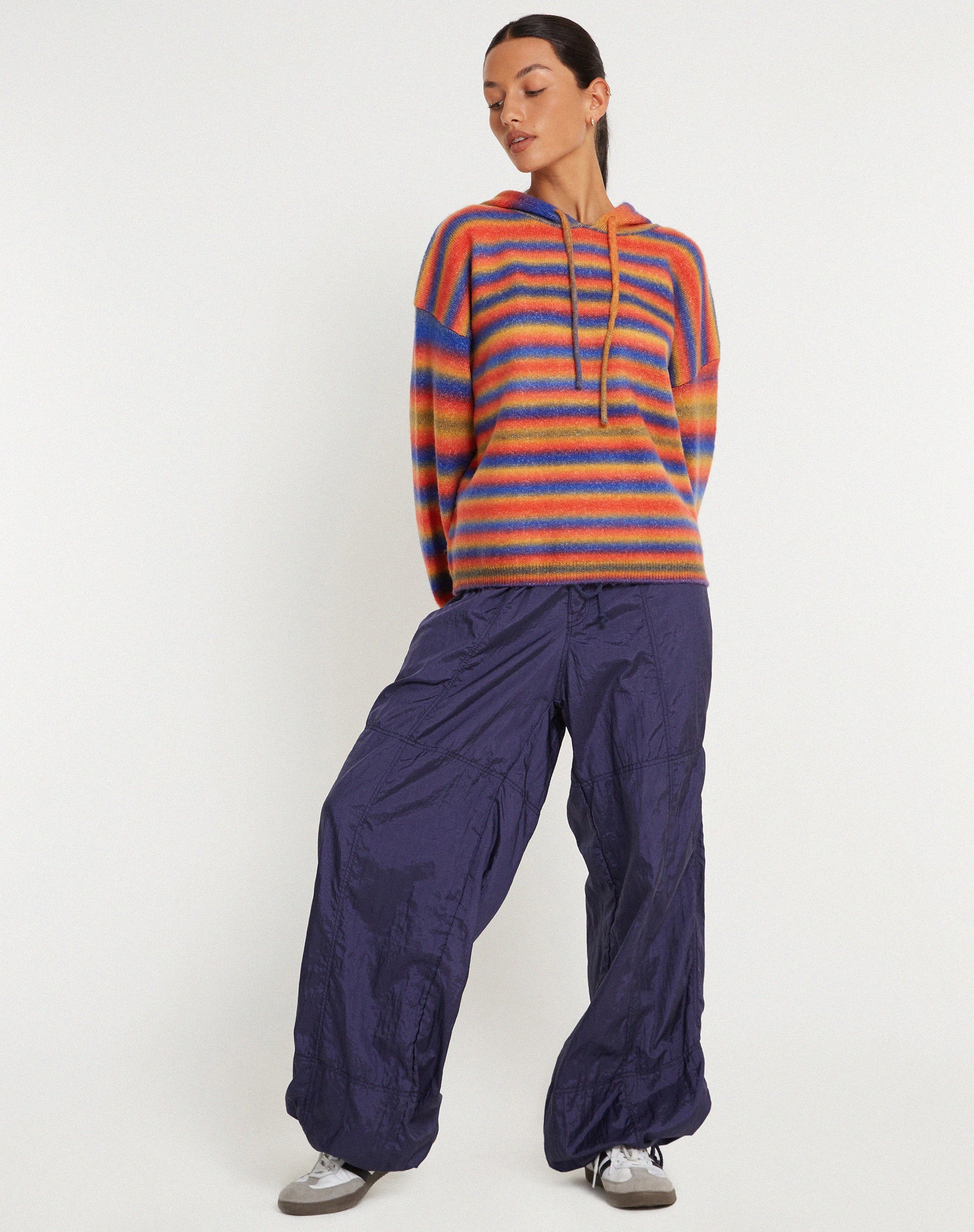 imagen de Ehsan Hoodie en Red Mix Stripe