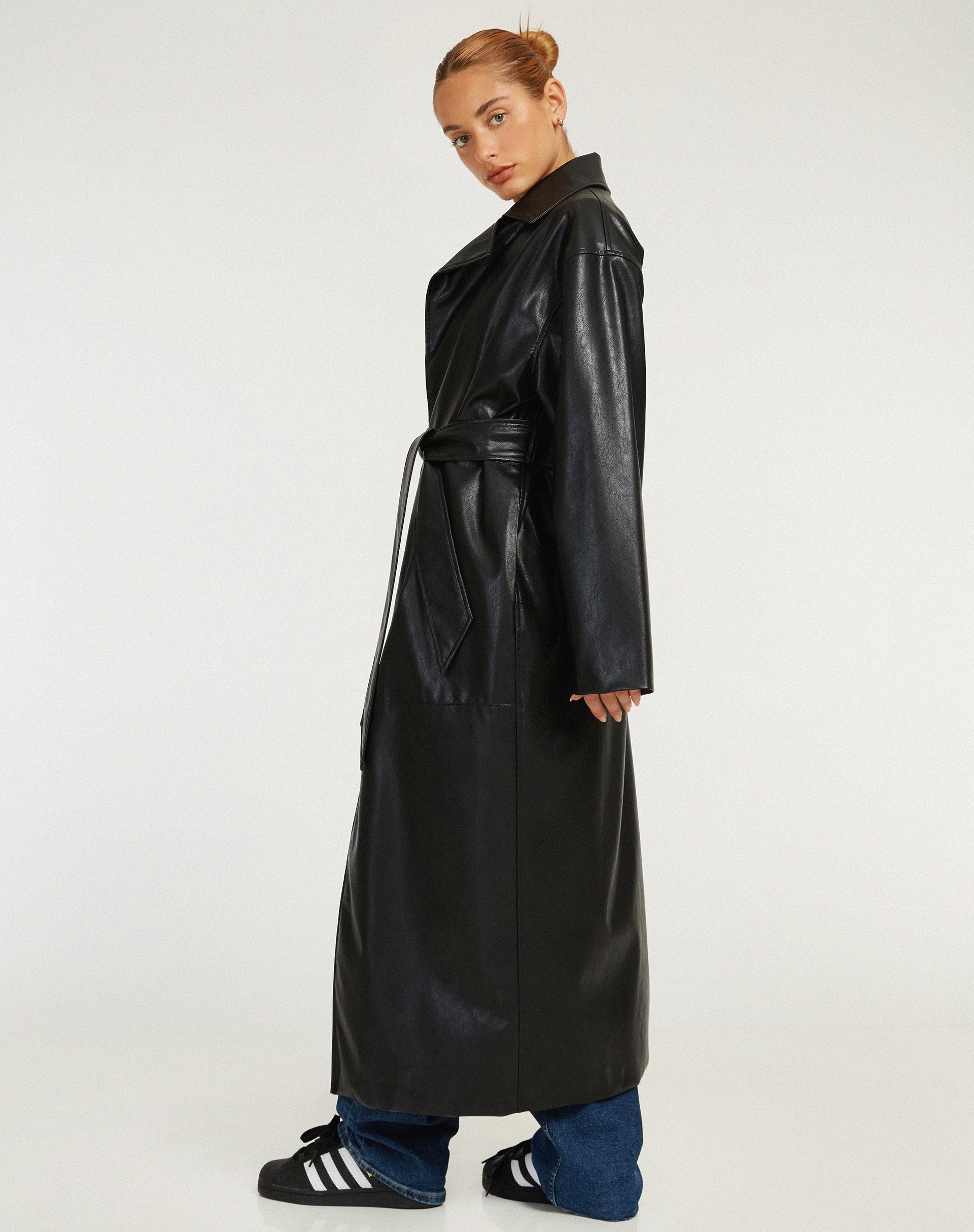 imagen de Ejo Trench Coat en PU Negro