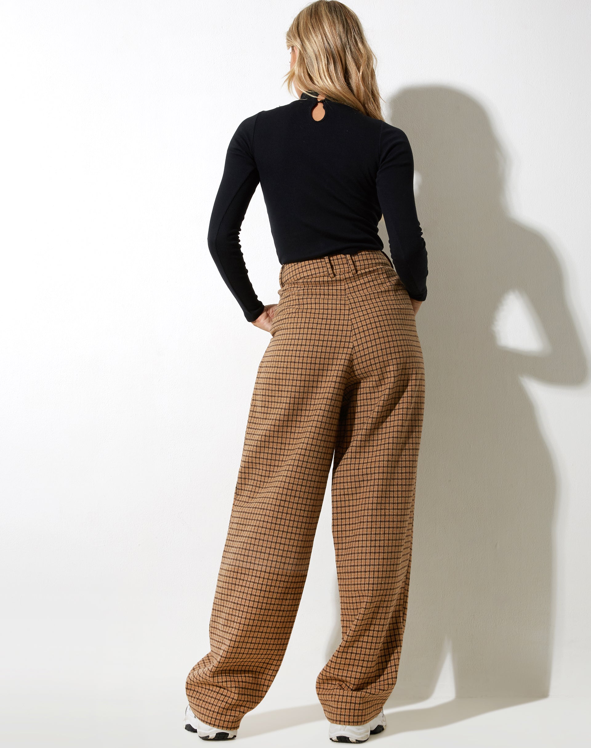 imagen de Sakila Trouser en Lana Marrón