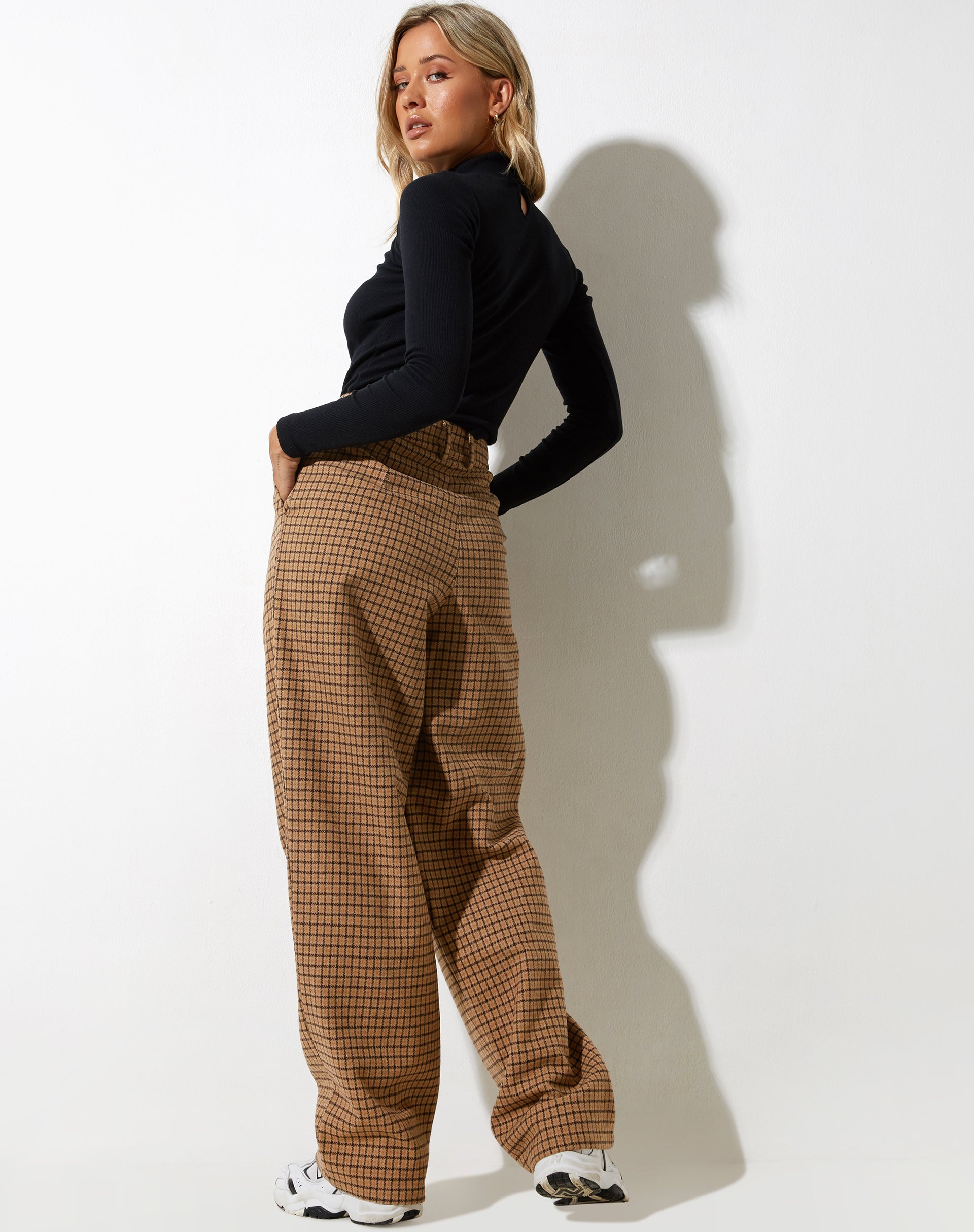 imagen de Sakila Trouser en Lana Marrón