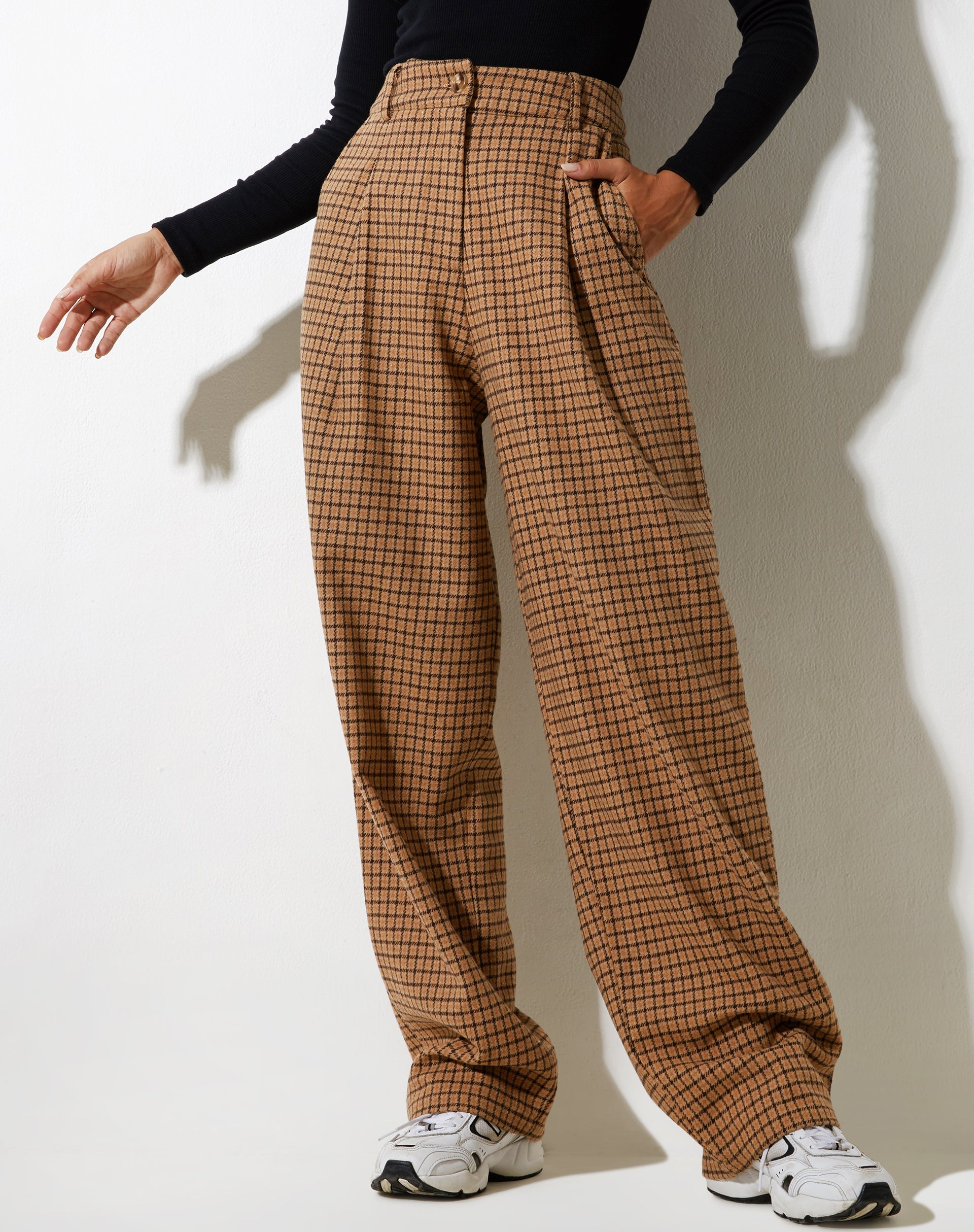 imagen de Sakila Trouser en Lana Marrón